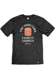 Isalys Yinz Fave Sammich SS Tee - Heather Black