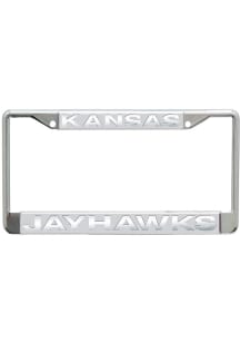 Kansas Jayhawks Frosted License Frame