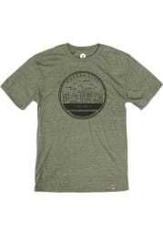 Kansas City Woodland Circle Skyline Short Sleeve T Shirt