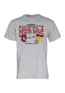 Oklahoma Sooners Grey 2019 College Football Playoff Bound Short Sleeve T Shirt