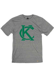 Kansas City Heather Grey KC Monogram Short Sleeve T Shirt