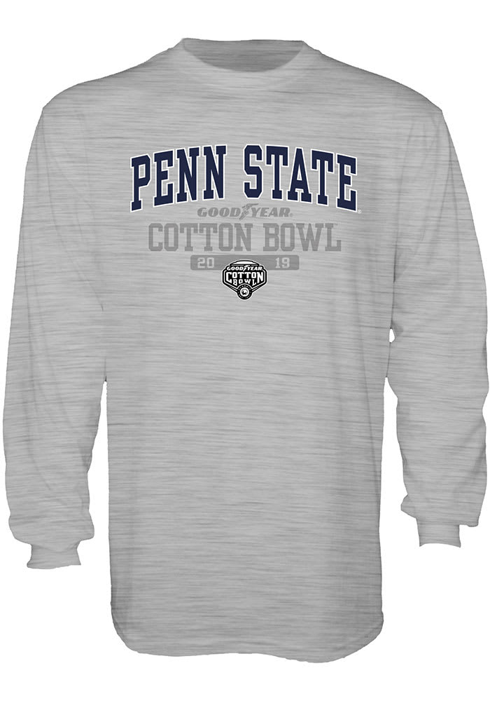 Penn State Nittany Lions 2019 Cotton Bowl Bound GREY Long Sleeve T