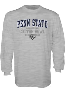 Penn State Nittany Lions Grey 2019 Cotton Bowl Bound Long Sleeve T Shirt