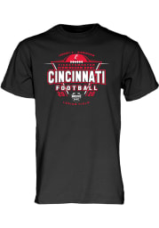 Cincinnati Bearcats Black 2019 Birmingham Bowl Bound Short Sleeve T Shirt