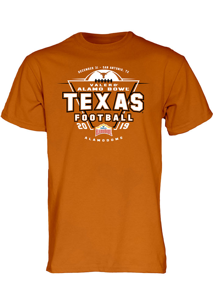 Texas Longhorns Burnt Orange 2019 Alamo Bowl Bound Short Sleeve T Shirt