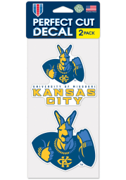 UMKC Roos 4x4 2 Pack Auto Decal - Blue