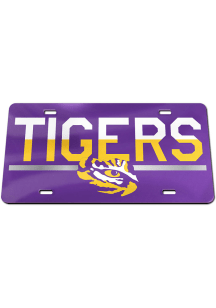 LSU Tigers Specialty Car Accessory License Plate