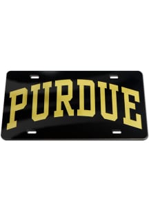 Purdue Boilermakers Black  Classic License Plate