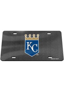 Kansas City Royals Carbon Fiber Car Accessory License Plate