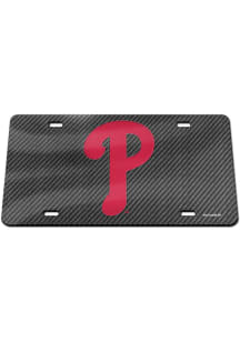Philadelphia Phillies Carbon Fiber Car Accessory License Plate