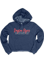 Dayton Flyers Womens Navy Blue Cassie Hooded Sweatshirt