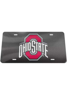 Ohio State Buckeyes Carbon Fiber Car Accessory License Plate