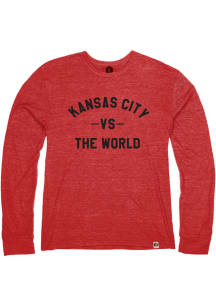 Kansas City Heather Red vs the World Long Sleeve T Shirt
