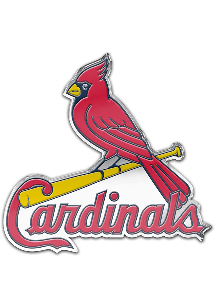 St Louis Cardinals Auto Badge Car Emblem - Red