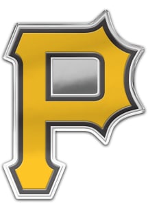 Pittsburgh Pirates Auto Badge Car Emblem - Yellow