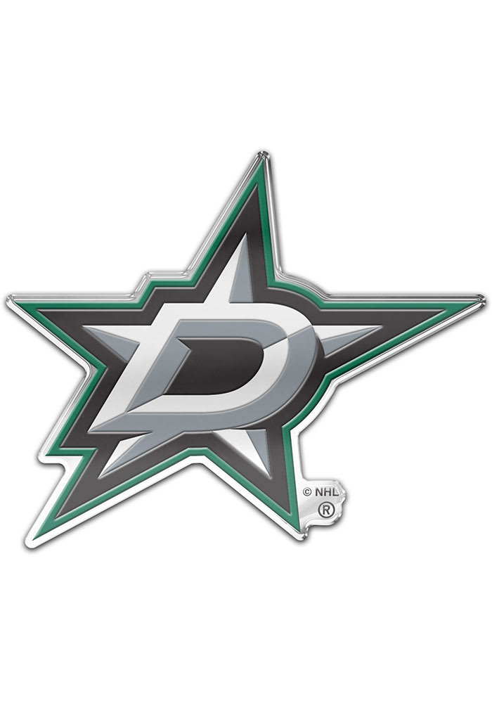 Dallas Stars Auto Badge Car Emblem - Green