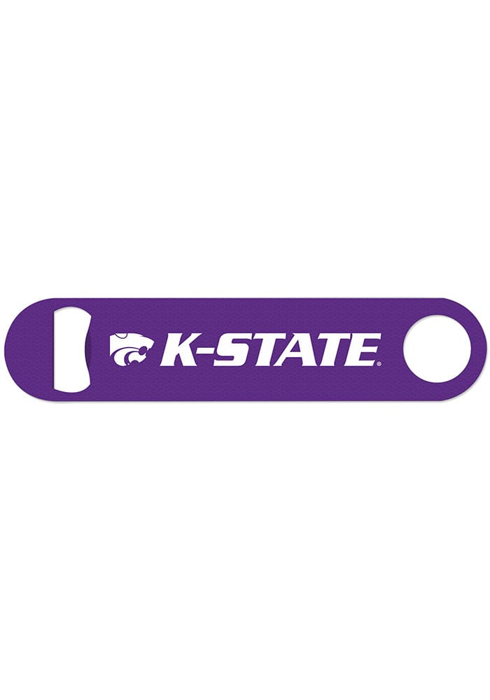 K-State Wildcats 2-sided Metal Bottle Opener