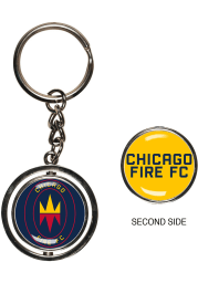Chicago Fire Spinner Keychain