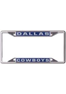 Dallas Cowboys Metallic Inlaid License Frame
