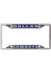 Dallas Cowboys Metallic Inlaid License Frame