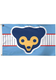 Chicago Cubs Vintage Silk Screen Grommet Flag