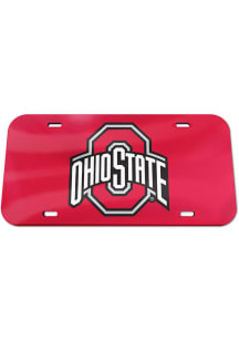 Ohio State Buckeyes Team Color Car Accessory License Plate