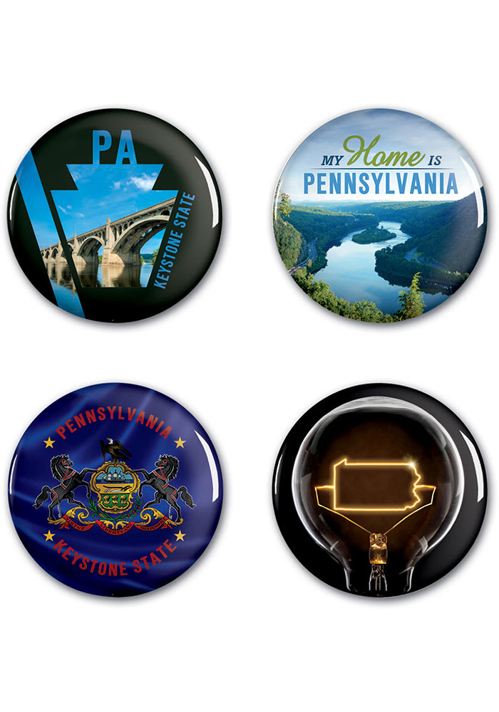 Pennsylvania 4pk Button