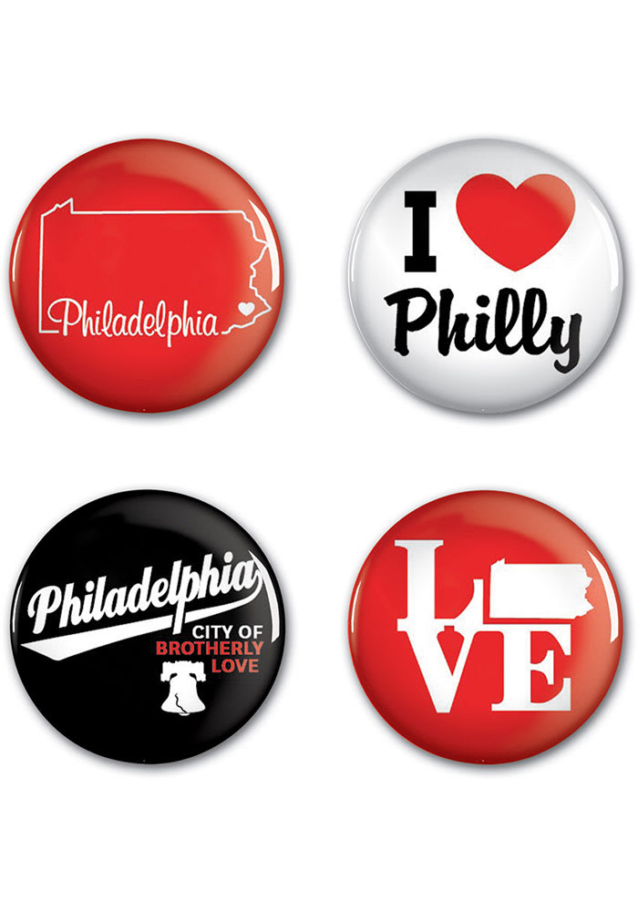 Philadelphia 4pk Button