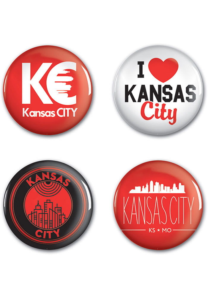 Kansas City 4pk Button
