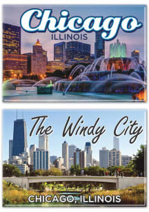 Chicago Windy City 2pk Magnet