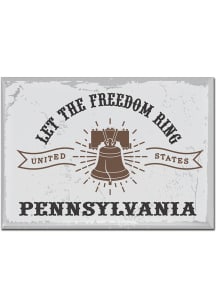 Pennsylvania Skyline 3x4 Metal Magnet