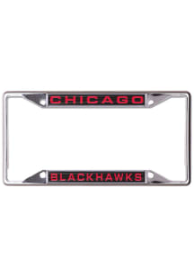 Chicago Blackhawks Metallic Inlaid License Frame