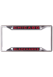 Chicago Blackhawks Metallic Inlaid License Frame