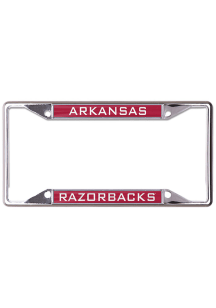 Arkansas Razorbacks Metallic Inlaid License Frame
