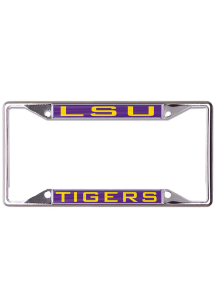 LSU Tigers Metallic Inlaid License Frame