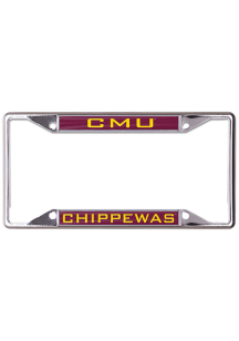 Central Michigan Chippewas Metallic Inlaid License Frame