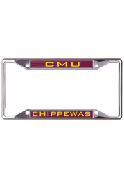 Central Michigan Chippewas Metallic Inlaid License Frame