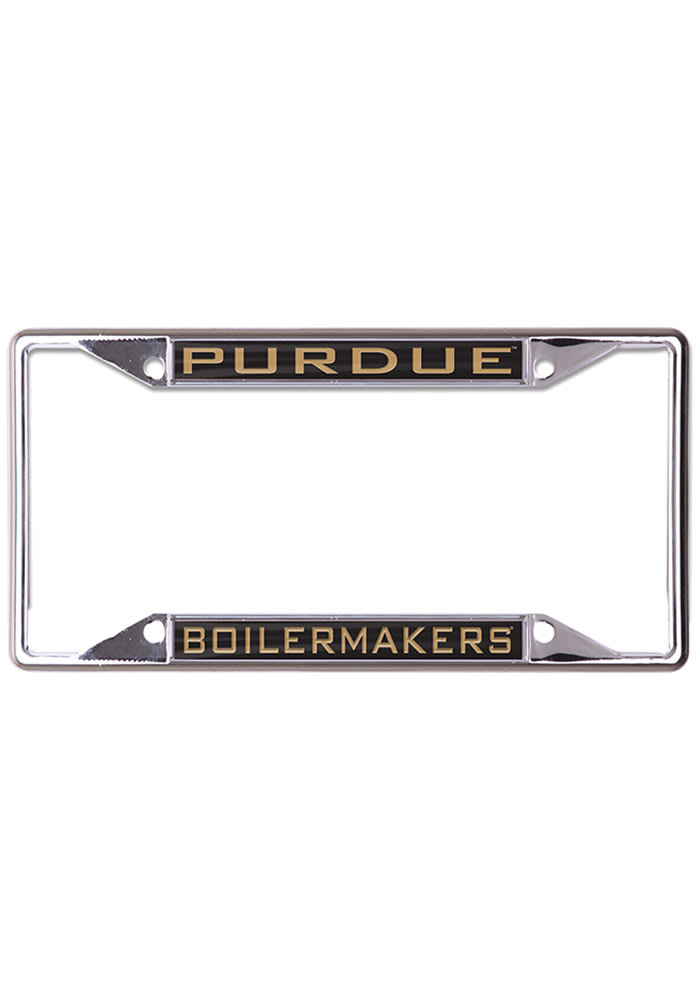 Purdue Boilermakers Metallic Inlaid License Frame