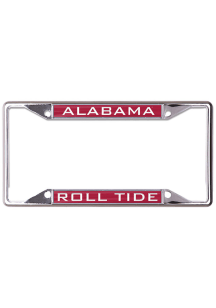 Alabama Crimson Tide Metallic Inlaid License Frame