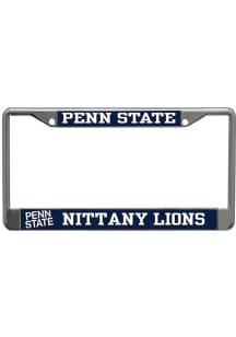 Penn State Nittany Lions Navy Blue  Metallic Printed License Frame