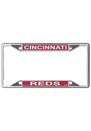 Cincinnati Reds Metallic Printed License Frame