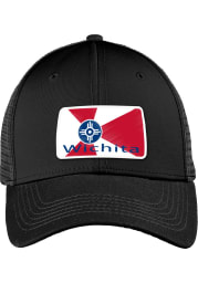 Wichita State Badge Roamer Trucker Adjustable Hat - Black
