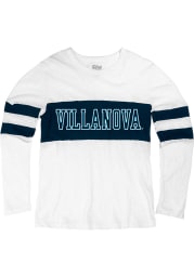 Villanova Wildcats Womens White Greta LS Tee