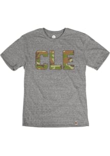 Cleveland Grey CLE Short Sleeve T Shirt