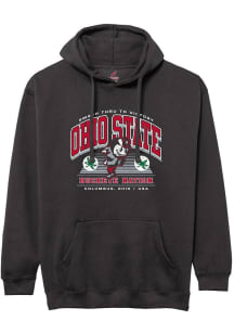 Mens Black Ohio State Buckeyes Brutus Essential Fleece Hooded Sweatshirt