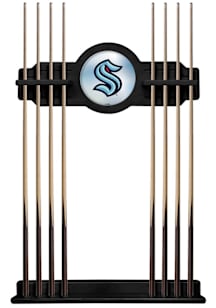 Seattle Kraken Solid Wood Cue Rack Pool Table