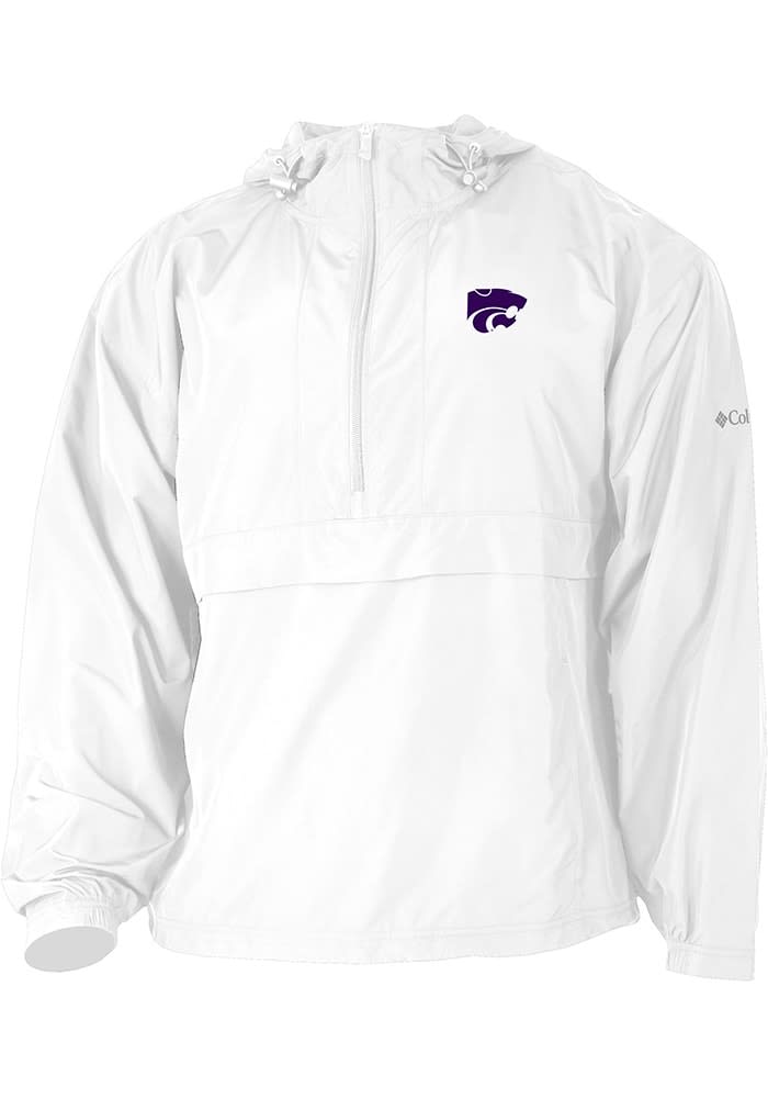 Columbia Mens White K-State Wildcats Heat Seal Prodigy Long