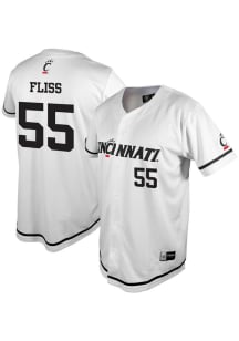 Michael Fliss Genuine Collective Mens White Cincinnati Bearcats NIL Jersey