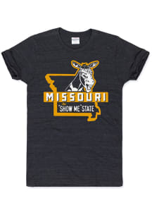 Charlie Hustle Missouri Black Show Me State Short Sleeve T Shirt