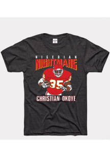 Christian Okoye Kansas City Black Nigerian Nightmare Short Sleeve Fashion Player T Shirt